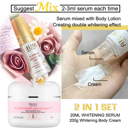 Brightening Skin Care Set with Vitamin C & Glutathione