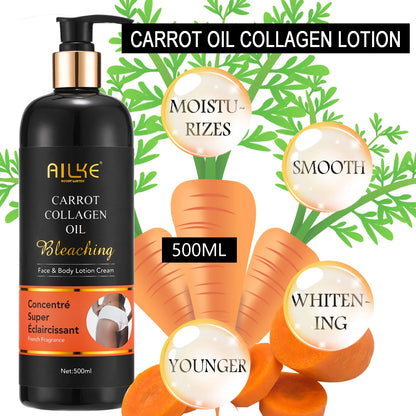 Whitening Body Lotion with Collagen & Carrot Oil