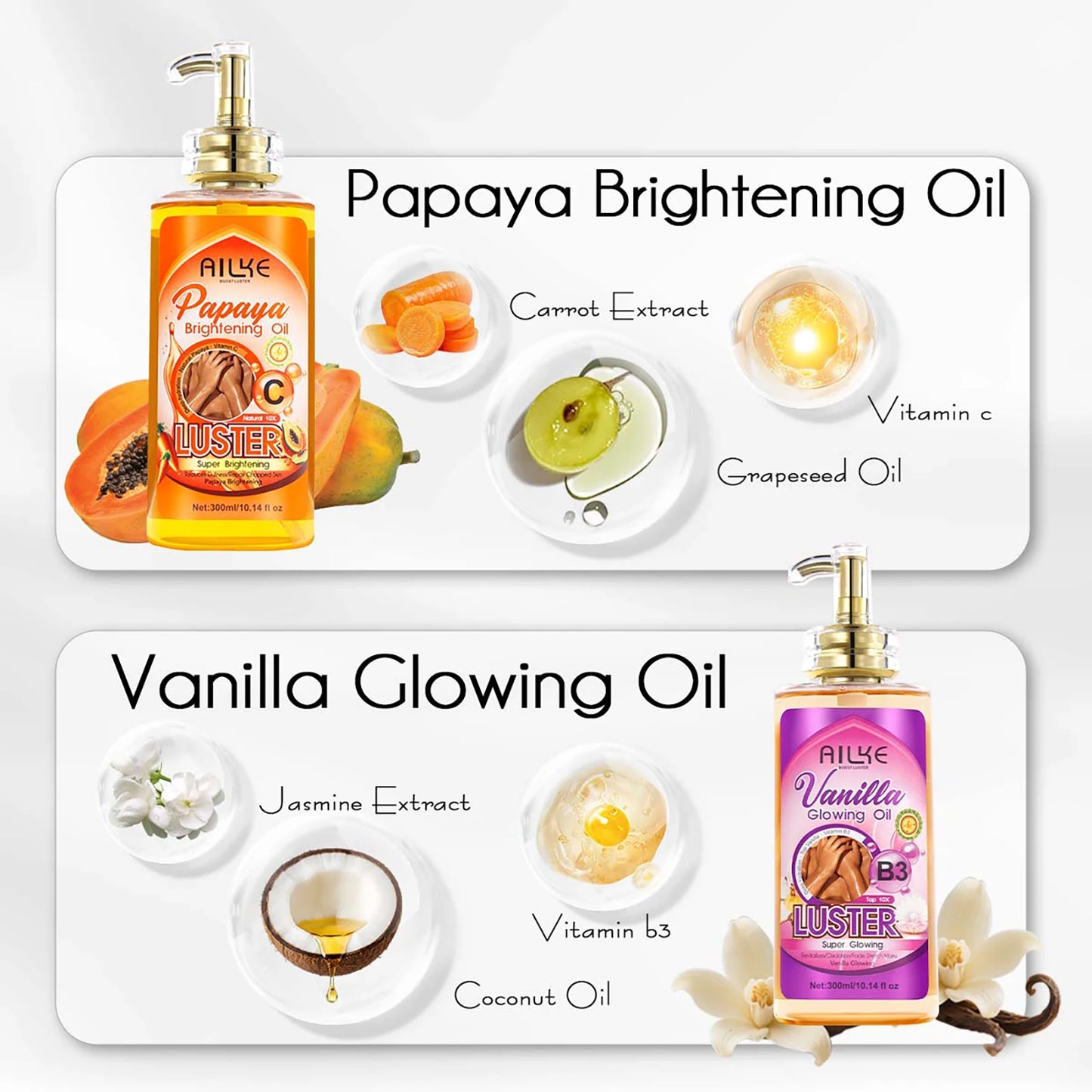 Hydrating, Nourishing & Glow-Boosting Whitening Body Oil