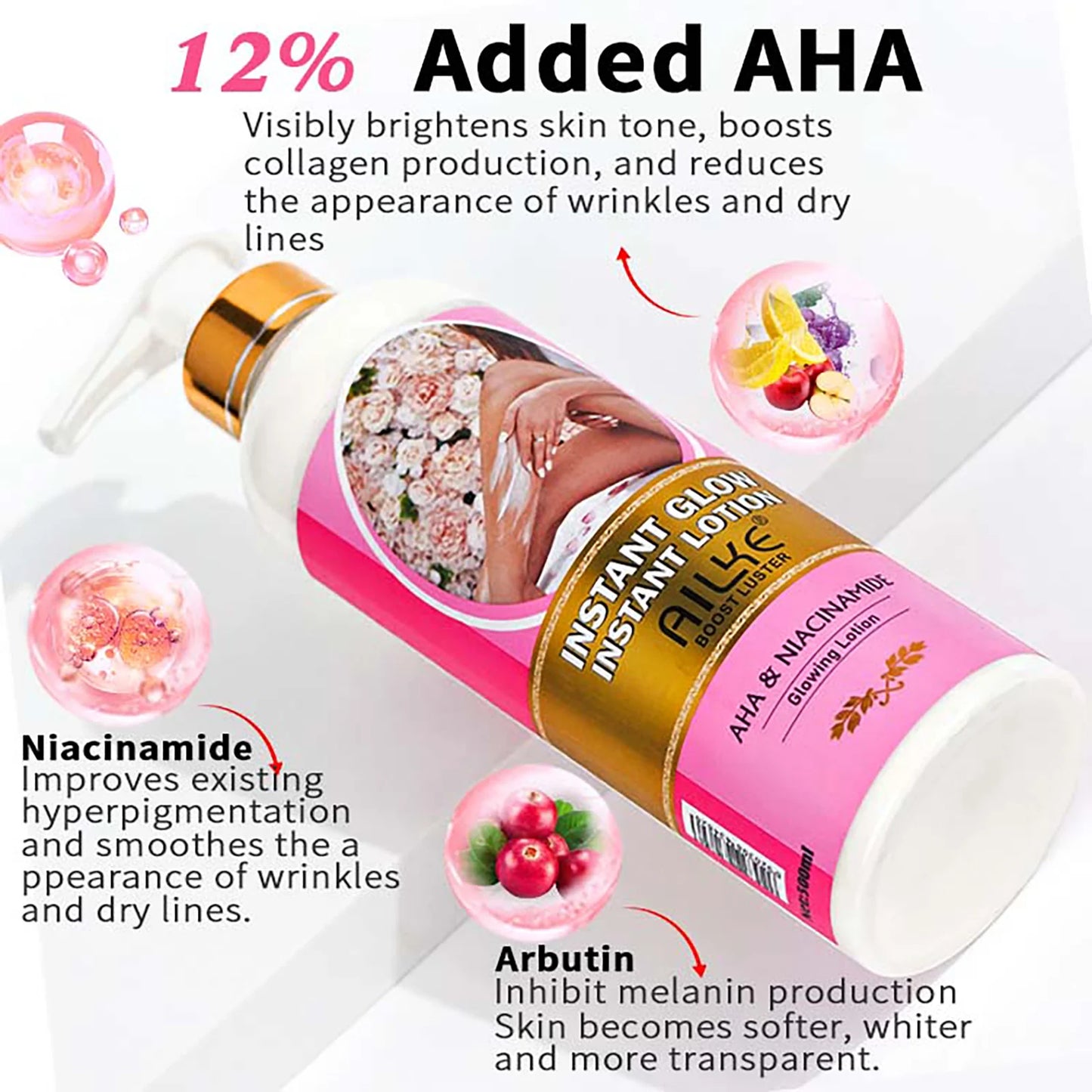 Skin Glowing Floral Body Lotion