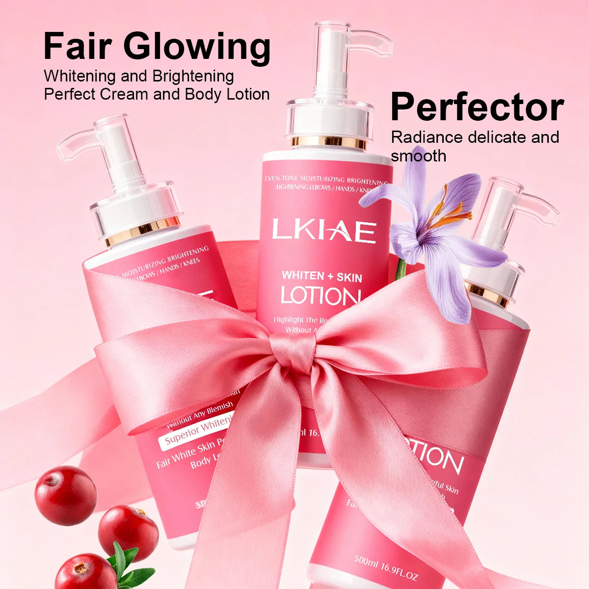 Superior Whitening Body Lotion with Rose Essential Oil & Niacinamide