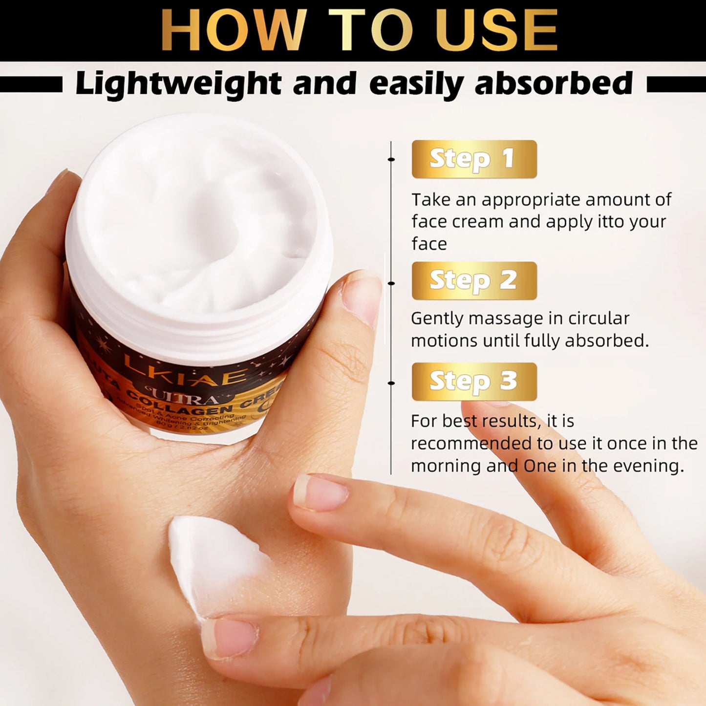 Ultra Glutathione Collagen Whitening Face Cream