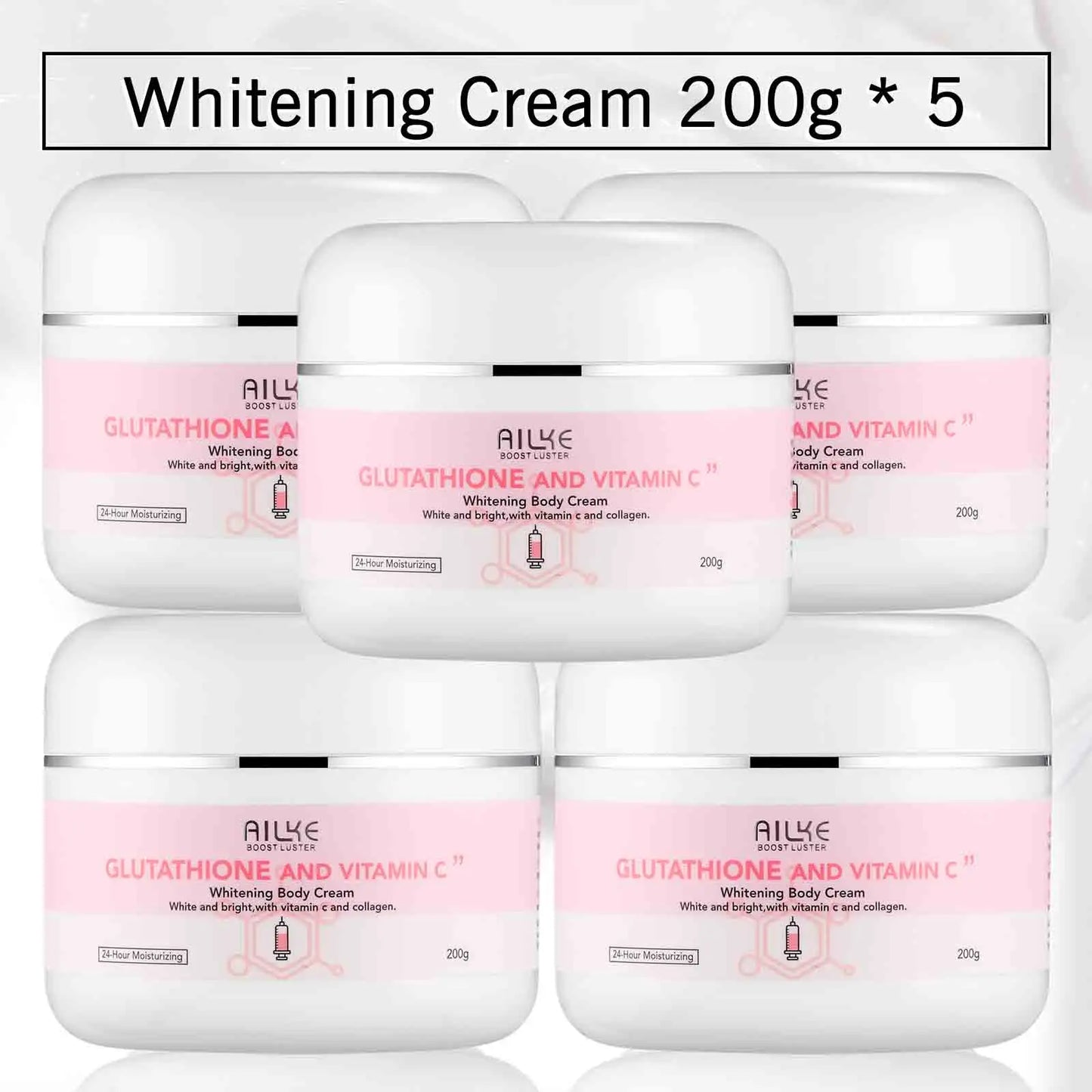 Brightening Skin Care Set with Vitamin C & Glutathione