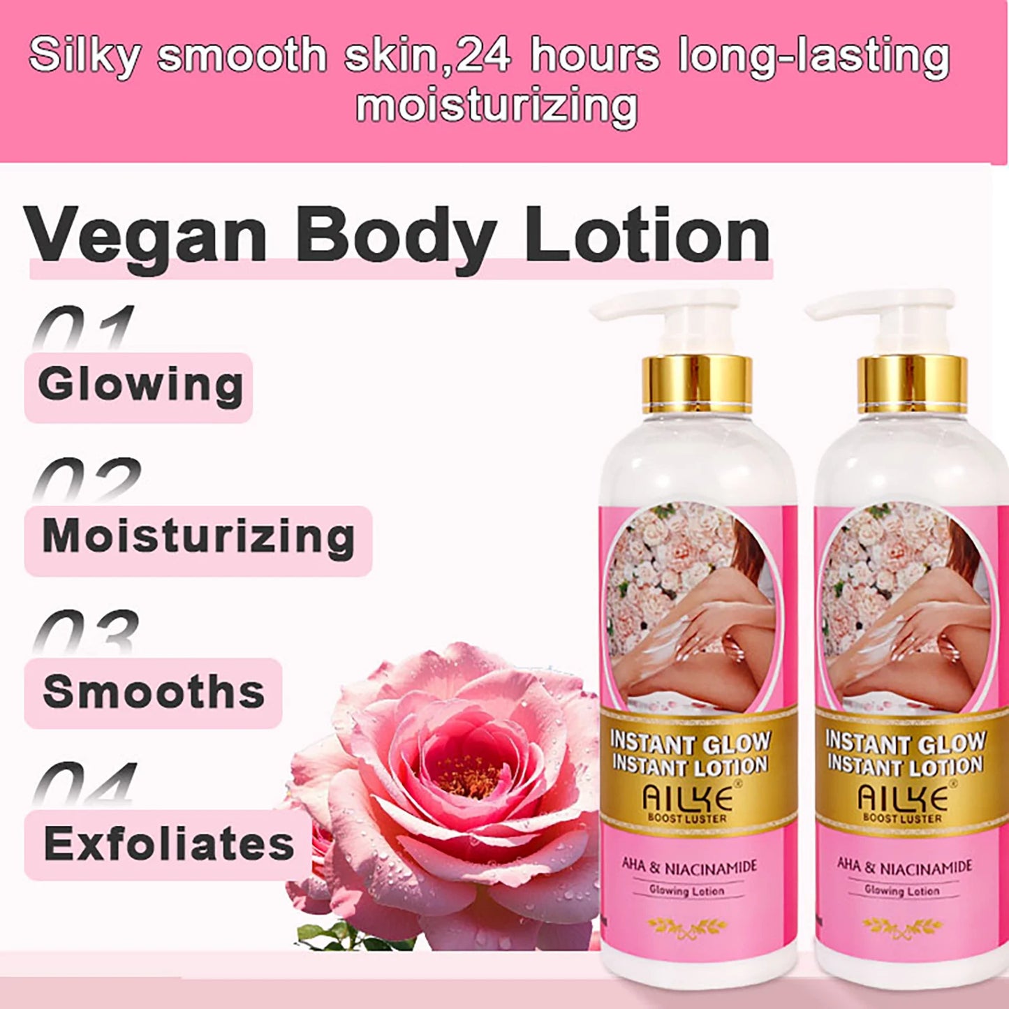 Skin Glowing Floral Body Lotion