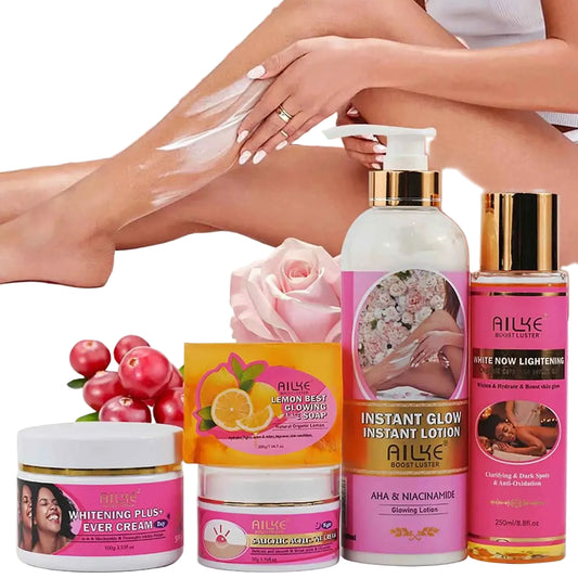 AHA Organic Skin Brightening Set