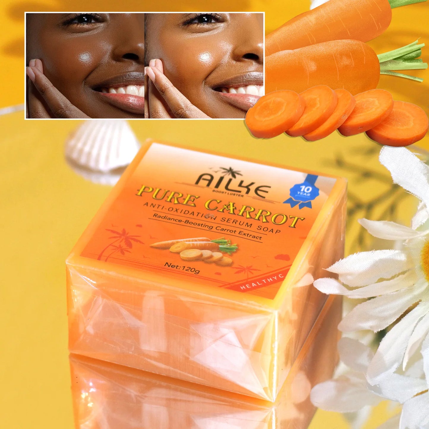 Pure Carrot Antioxidant Soap Bar