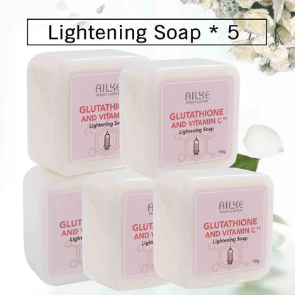 Brightening Skin Care Set with Vitamin C & Glutathione