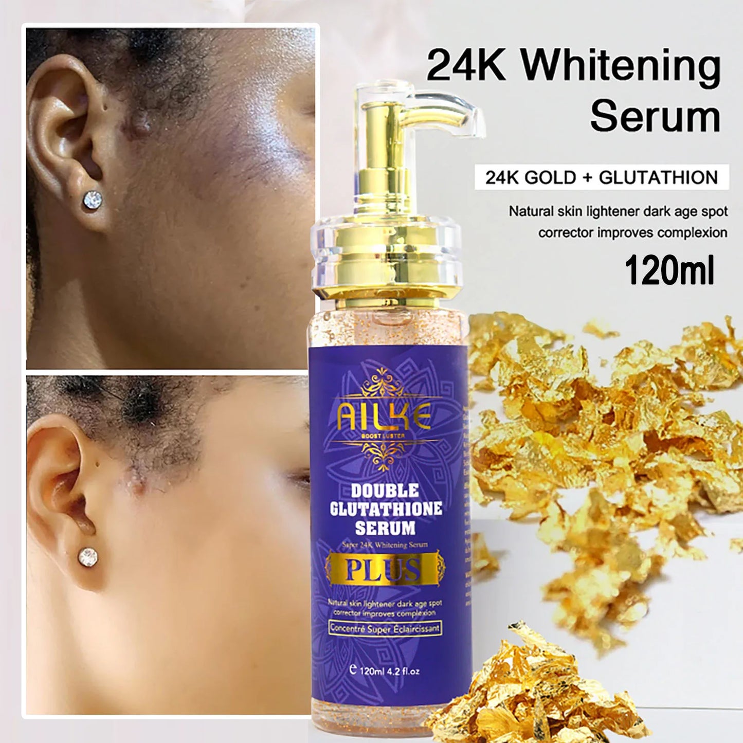 Double Glutathione Whitening Face Serum