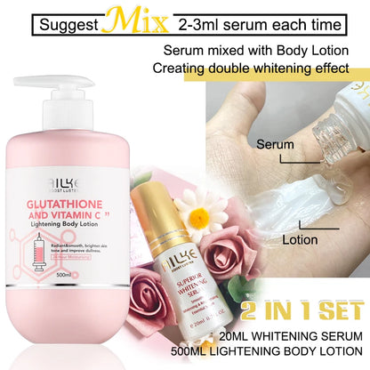 Brightening Skin Care Set with Vitamin C & Glutathione