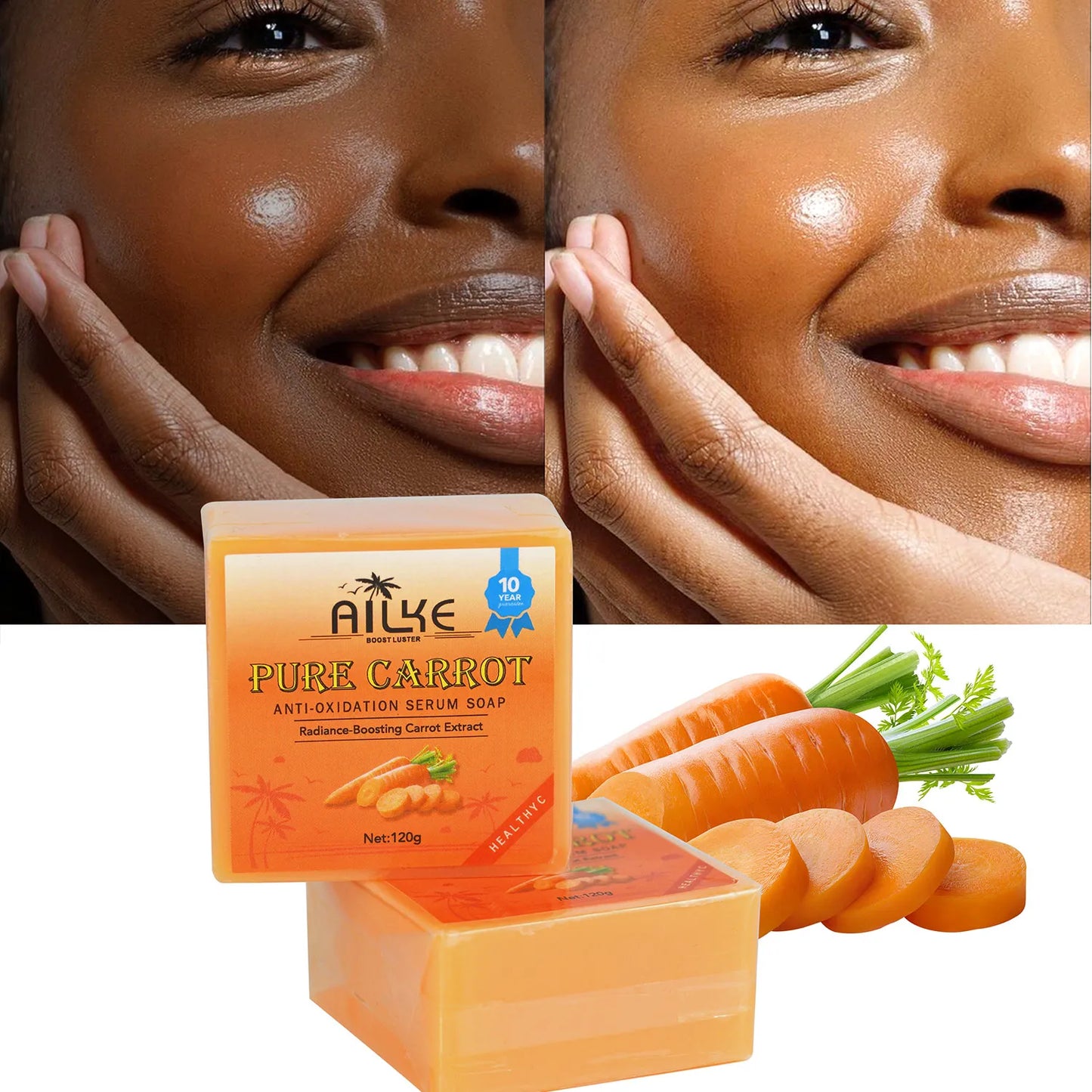 Pure Carrot Antioxidant Soap Bar