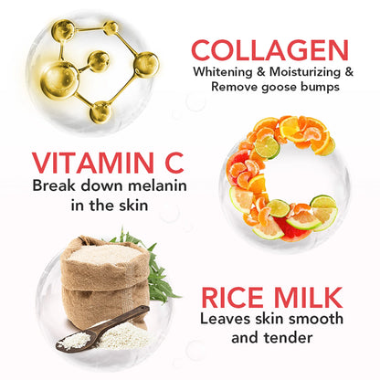 Vitamin C Whitening Soap Bar with Collagen & Glutathione