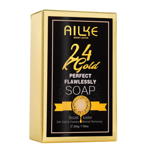 24K Gold Foil Whitening Soap Bar