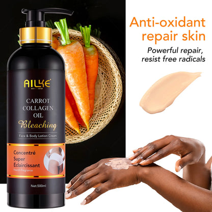 Whitening Body Lotion with Collagen & Carrot Oil